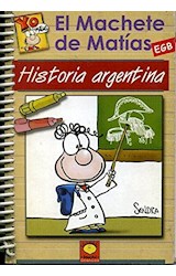 Papel MACHETE DE MATIAS HISTORIA ARGENTINA [EGB]