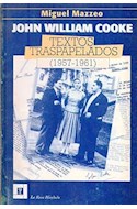 Papel JOHN WILLIAM COOKE TEXTOS TRASPAPELADOS (1957-1961)