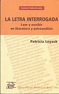 Papel LETRA INTERROGADA LEER Y ESCRIBIR EN LITERATURA Y PSICO