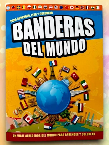 Papel BANDERAS DEL MUNDO PARA APRENDER, LEER Y COLOREAR MUNDIAL