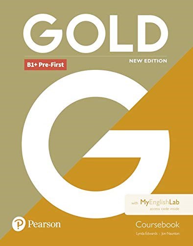 Gold New Pre-First Coursebook And Mel Pack