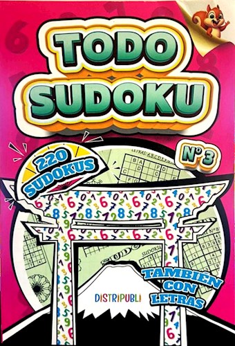 Papel TODO SUDOKU 100 N°3 220 SUDOKU TAMBIÉN CON LETRAS!!