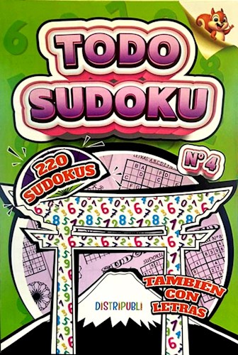 Papel TODO SUDOKU 100 N°4  220 SUDOKU TAMBIÉN CON LETRAS!!