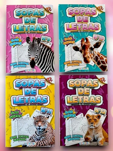 Papel SOPAS DE LETRAS 320 PAG. SURTIDOS