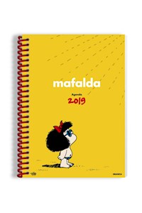 Papel Mafalda 2019 Anillada Amarilla