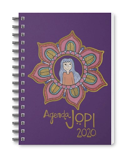 Papel Agenda 2020 Jopi Anillada Violeta