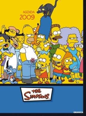 Papel Agenda Simpsons 2009 Anillada Sprinfield