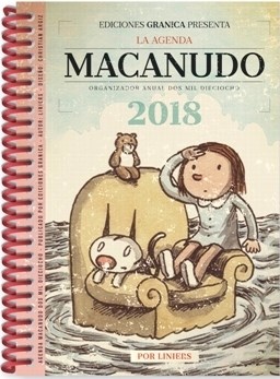 Papel AGENDA MACANUDO 2018 (ENRIQUE) (ANILLADA) (CARTONE)