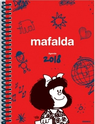 Papel Agenda Mafalda 2020 Anillada Pagina Por Pagina