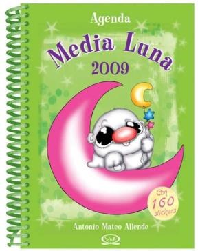 Papel Agenda Media Luna Verde 2009