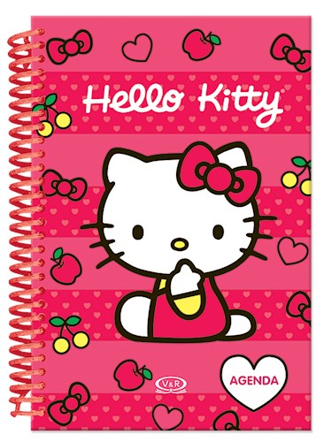 Papel Agenda Hello Kitty Anillada 2016