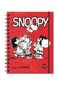 Papel Agenda Snoopy 2023 (Roja)
