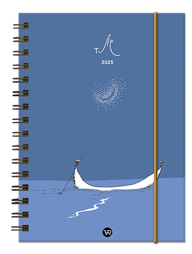 Papel AGENDA 2025 TUTE (AMOR) (DOS PAGINAS POR SEMANA) (ANILLADA)