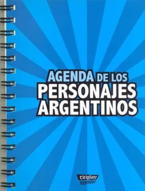 Papel AGENDA DE LOS PERSONAJES ARGENTINOS (ANILLADA CELESTE)