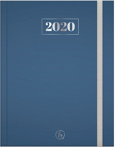 Papel AGENDA 2020 BLUE (LINEA PREMIUM) (SEMANAL) (CON MARCAPAGINAS) (CARTONE)