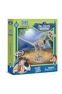 Papel Kit De Excavación - Esqueleto Velociraptor - Dr. Steve Hunters