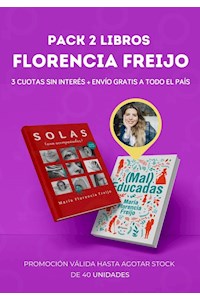 Papel Pack 2 Libros  Florencia Freijo +  Envío Gratis A Todo El Pais