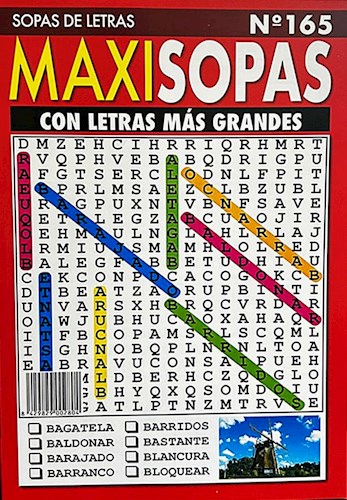 Papel MAXI SOPAS 48 PAG. LETRA GRANDE 20X28 SURTIDAS