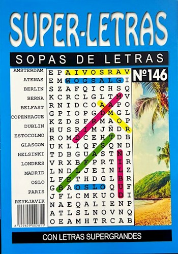 Papel SOPAS SUPER LETRAS 48 PAG. 20X28 SURTIDAS