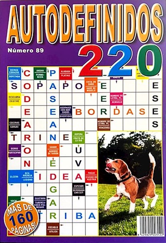 Papel AUTODEFINIDOS 220 SUPER ALBUM - 200 PAG. SURTIDAS