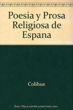 Papel POESIA Y PROSA RELIGIOSA DE ESPAÑA (COLECCION LEER Y CREAR 44)