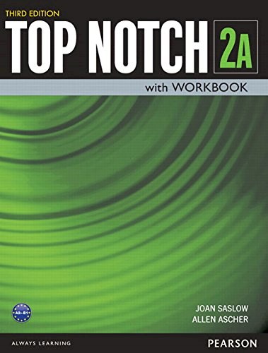 Papel TOP NOTCH 2A STUDENT'S BOOK WITH WORKBOOK PEARSON (3 EDITION)