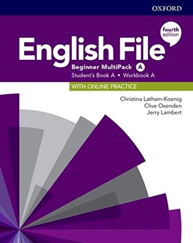 Papel ENGLISH FILE BEGINNER MULTIPACK A STUDENT'S BOOK A WORKBOOK A OXFORD (4 ED) (WITH ONLINE PRACTICE)