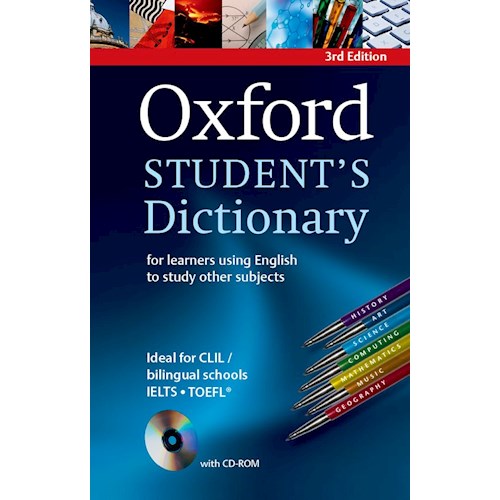 Papel OXFORD STUDENT'S DICTIONARY FOR LEARNERS USING ENGLISH TO STUDY OTHER SUBJECTS