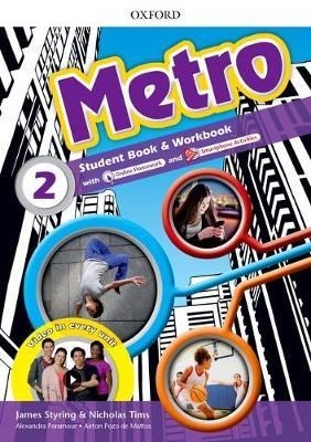 Papel METRO 2 STUDENT BOOK & WORKBOOK (WITH ONLINE HOMEWORK AND SMARTPHONE ACTIVITIES)