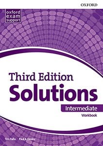 Papel SOLUTIONS INTERMEDIATE WORKBOOK OXFORD (THIRD EDITION) (OXFORD EXAM SUPPORT) (NOVEDAD 2018)