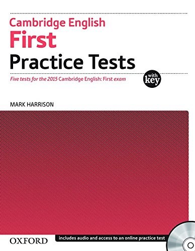 Papel Cambridge English First Practice Tests With Key And Audio Cd Pack