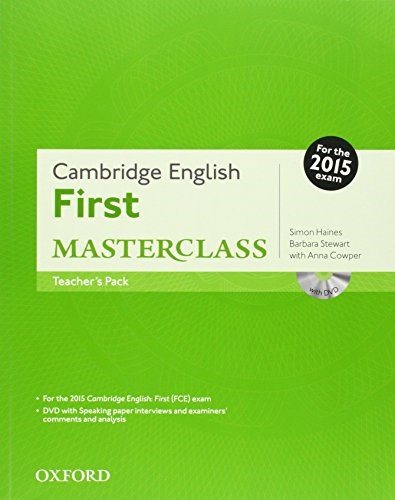 Papel Cambridge English First Masterclass Teacher'S Book