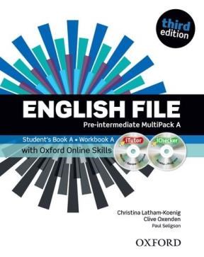 Papel English File Third Edition Pre-Intermediate Multipack A