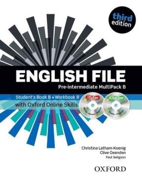 Papel English File Third Edition Pre-Intermediate Multipack B With Itutor And Online Skills