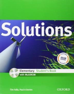Papel SOLUTIONS ELEMENTARY STUDENT'S BOOK WITH MULTIROM