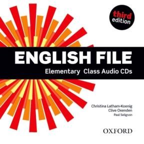 Papel English File Third Edition Elementary Class Cd