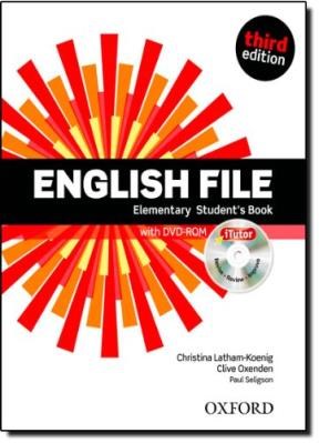 Papel ENGLISH FILE ELEMENTARY STUDENT'S BOOK (WITH DVD ROM)