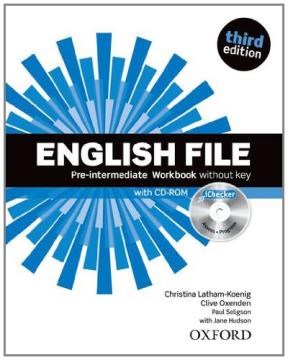 Papel English File Third Edition Pre-Intermediate Workbook Without Key And Ichecker