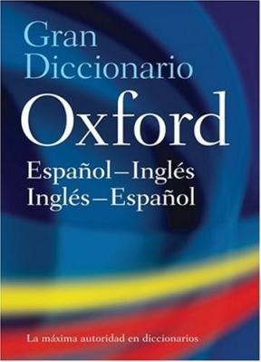 Papel GRAN DICCIONARIO OXFORD ESPAÑOL INGLES INGLES ESPAÑOL