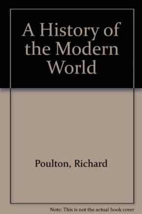Papel A HISTORY OF THE MODERN WORLD