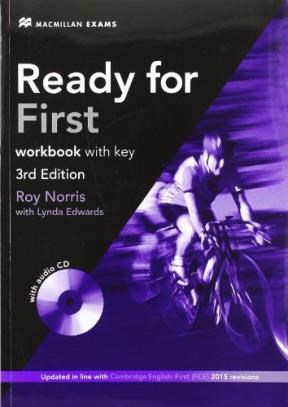 Papel READY FOR FIRST WORKBOOK WITH KEY MACMILLAN (WITH AUDIO CD) (3RD EDITION)