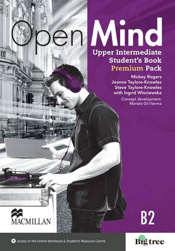 Papel OPEN MIND UPPER INTERMEDIATE STUDENT'S BOOK PREMIUM PACK B2 (MACMILLAN)