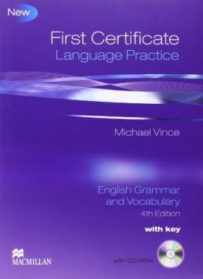 Papel FIRST CERTIFICATE LANGUAGE PRACTICE (4 EDICION) WITH CD  CON RESPUESTAS