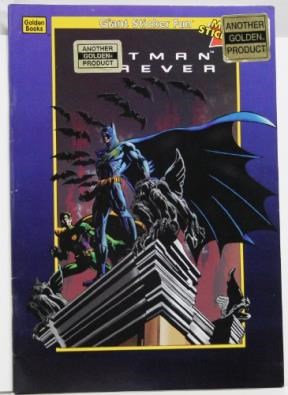 Papel BATMAN FOREVER - HISTORIETA PARA COLOREAR CON STICKERS