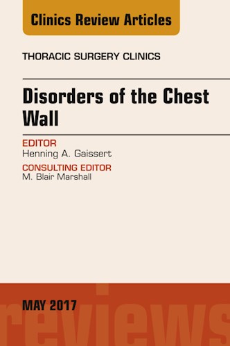  Disorders Of The Chest Wall  An Issue Of Thoracic Surgery Clinics