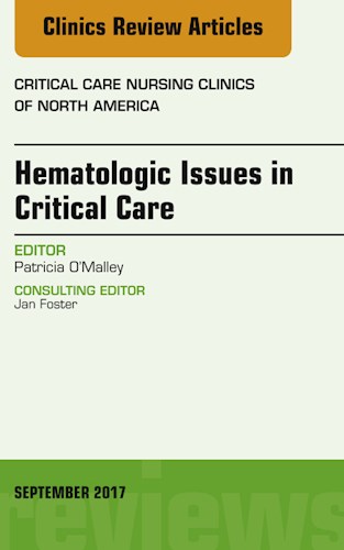  Hematologic Issues In Critical Care  An Issue Of Critical Nursing Clinics