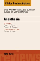 E-book Anesthesia, An Issue Of Oral And Maxillofacial Surgery Clinics Of North America