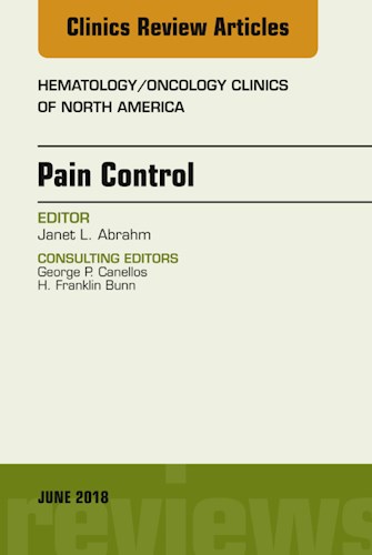  Pain Control  An Issue Of Hematology Oncology Clinics Of North America