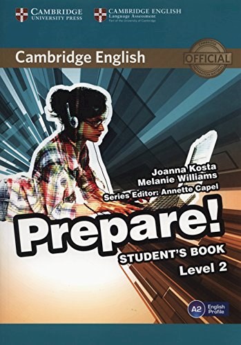 Papel PREPARE STUDENT'S BOOK LEVEL 2 CAMBRIDGE ENGLISH (A2 ENGLISH PROFILE) (NOVEDAD 2019)