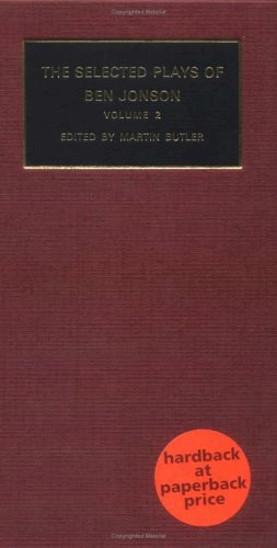 Papel The Selected Plays Of Ben Jonson Volume 2